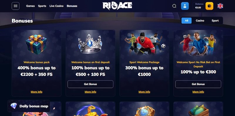 Rioace freispiele, rioace Deutschland