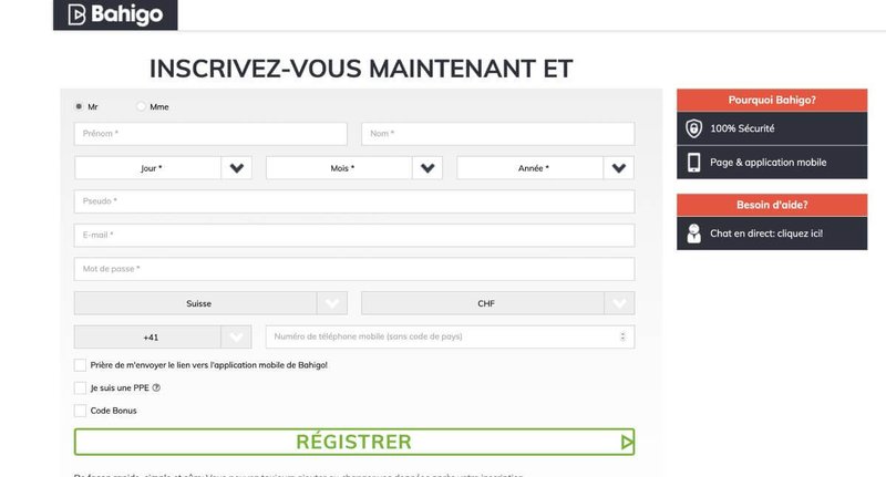 Image: Bahigo Casino in der Schweiz: Erfahrungen und EchtgeldBonus Angebote