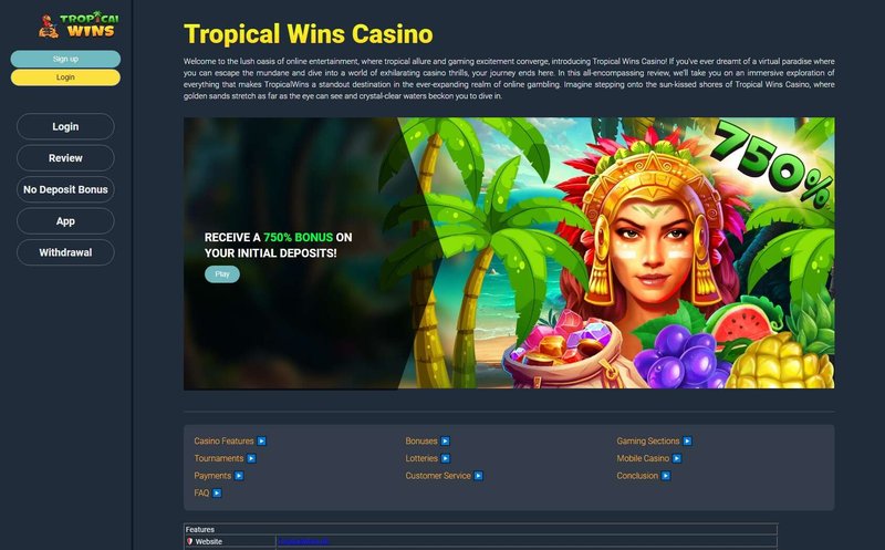 Uncover the Thrill of Tropical Wins Casino in the UK